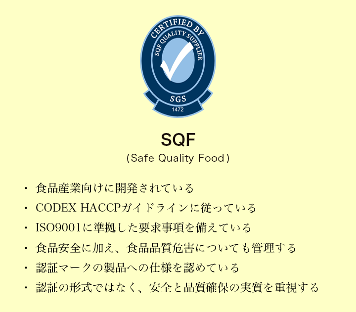 SQF(Safe Quality Food)